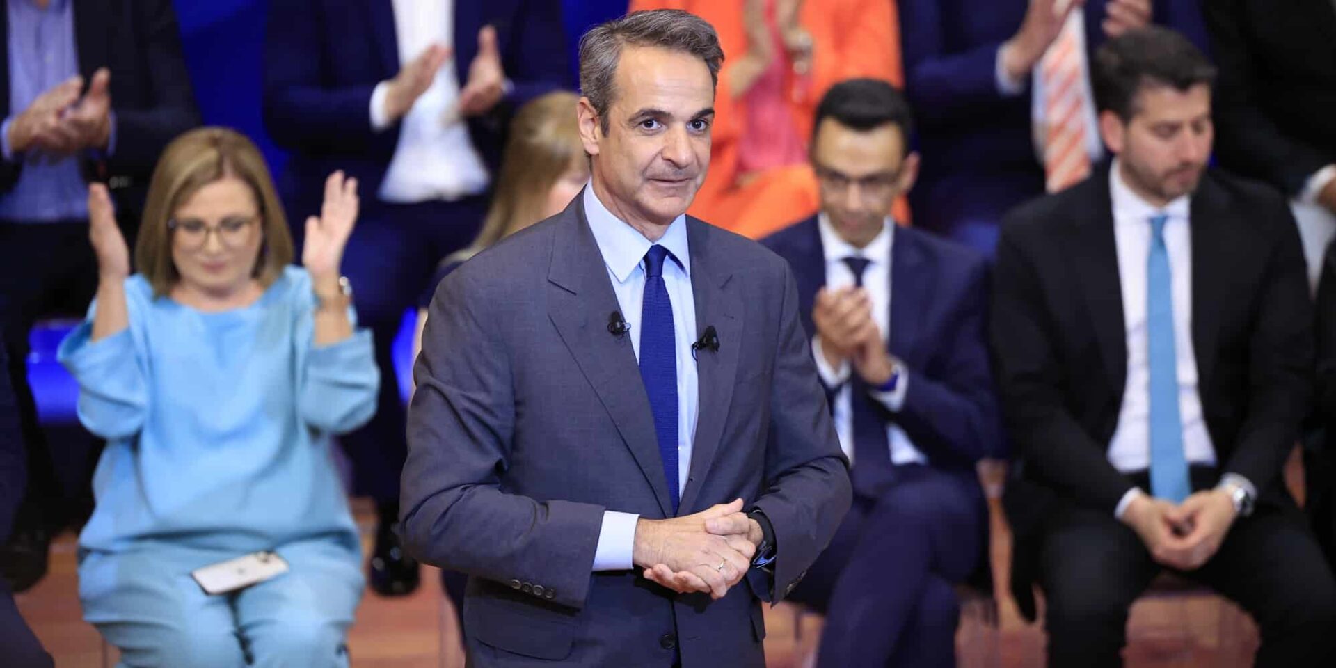 Ο Κυριάκος Μητσοτάκης στην εκδήλωση της ΝΔ
