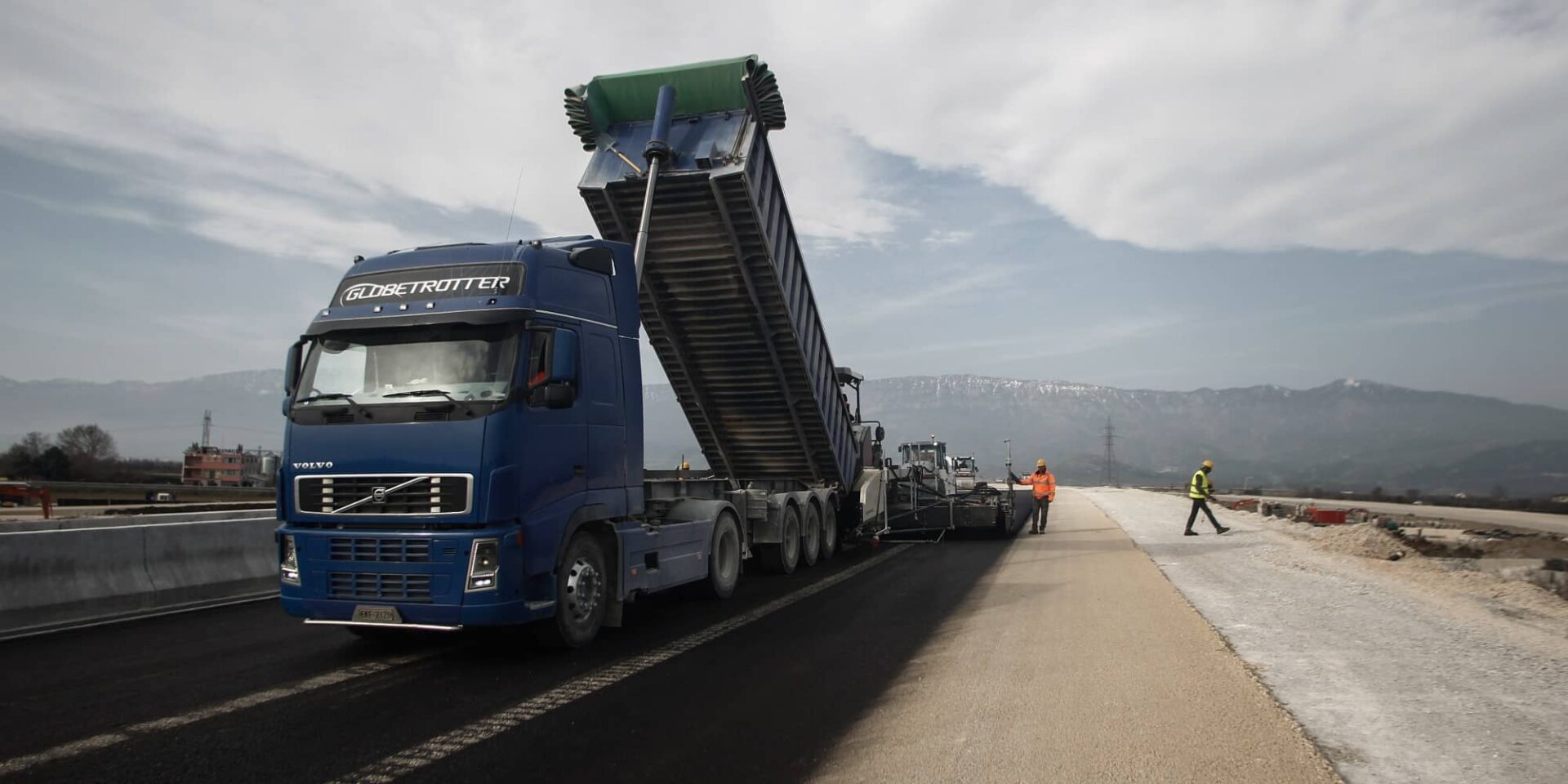 Οι εργασίες στον αυτοκινητόδρομο Ε65