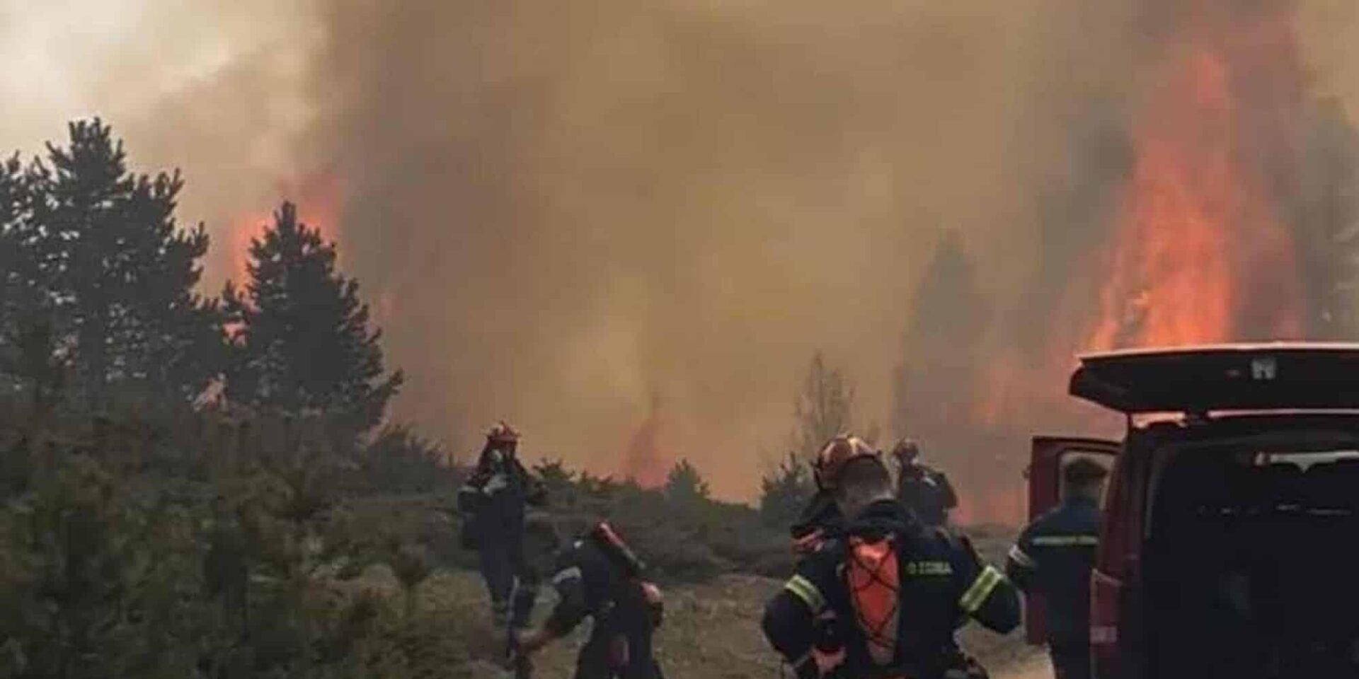 Φωτιά στην Κατερίνη