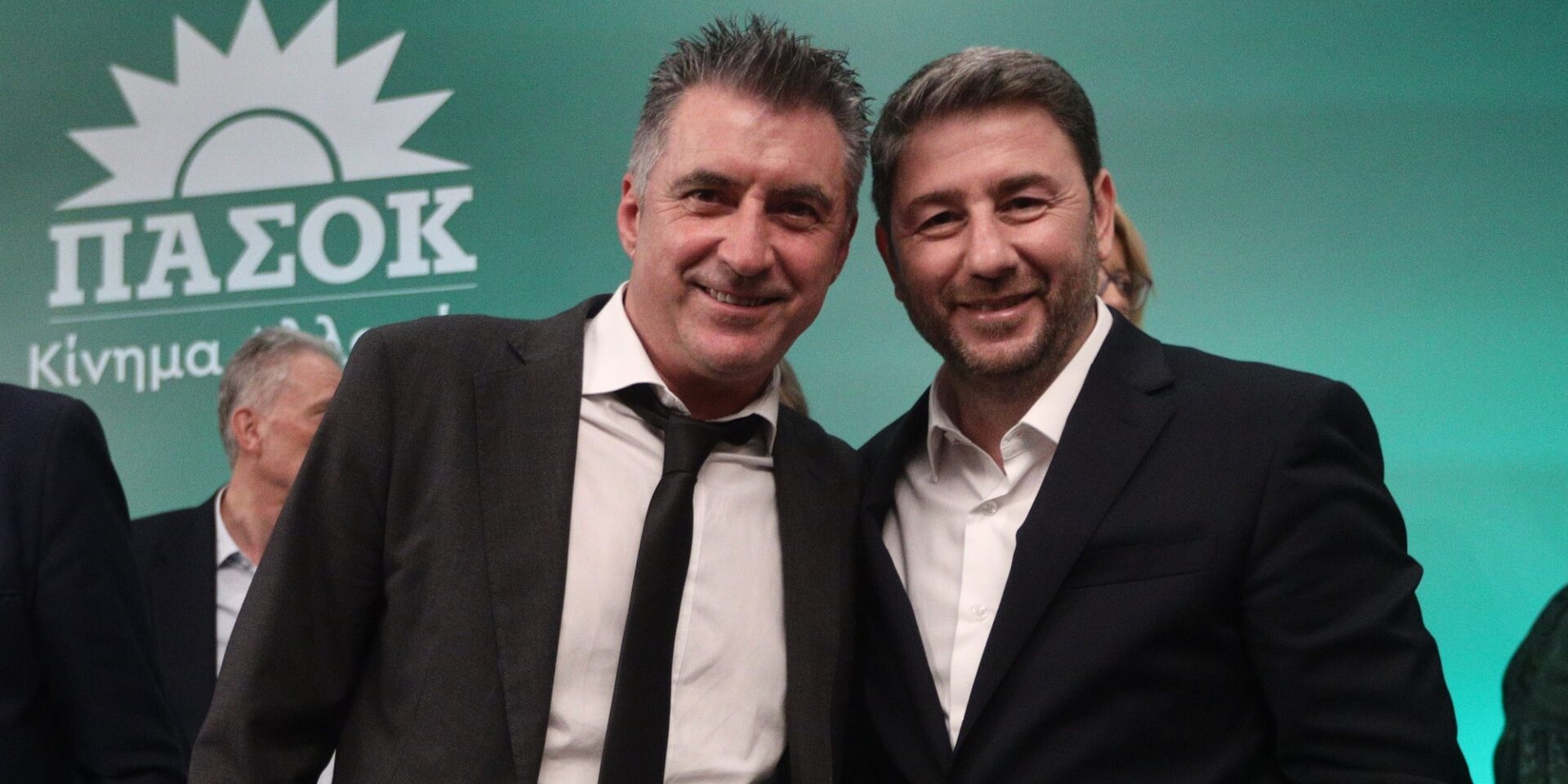 Ο Θοδωρής Ζαγοράκης με τον Νίκο Ανδρουλάκη