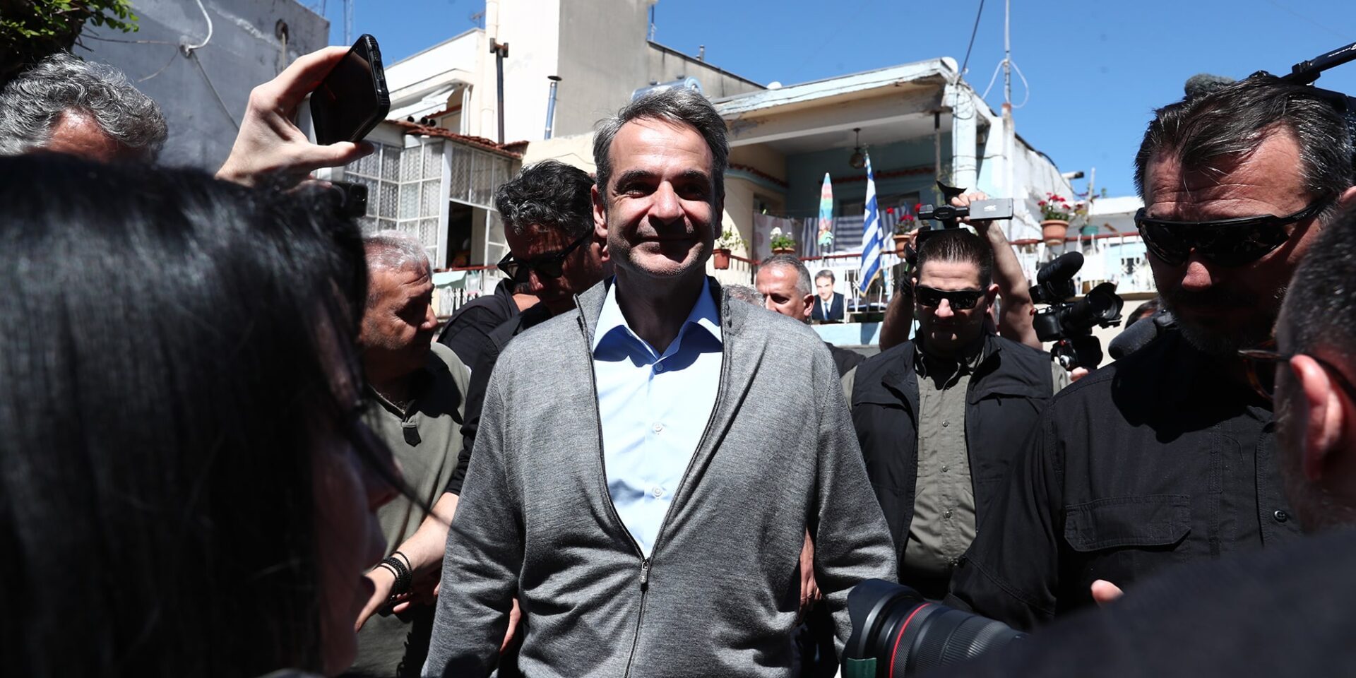 Ο Κυριάκος Μητσοτάκης στη Θεσσαλονίκη