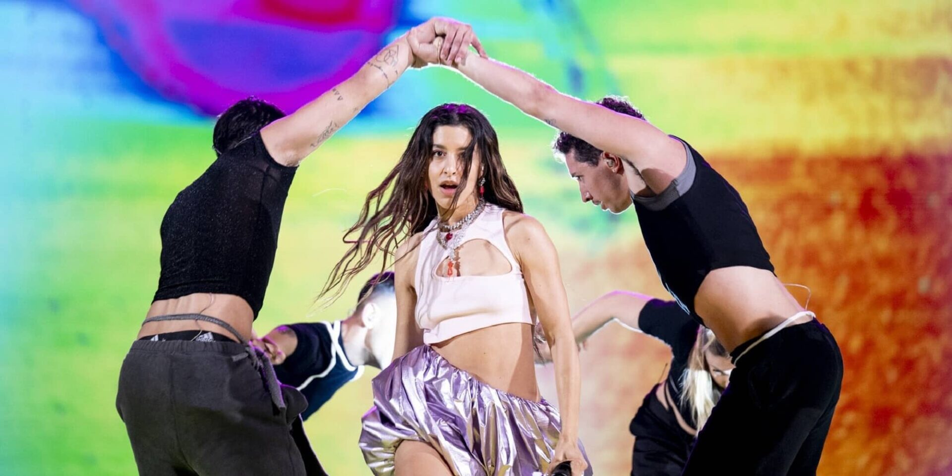Η Μαρίνας Σάττι στο Μάλμε για τη Eurovision