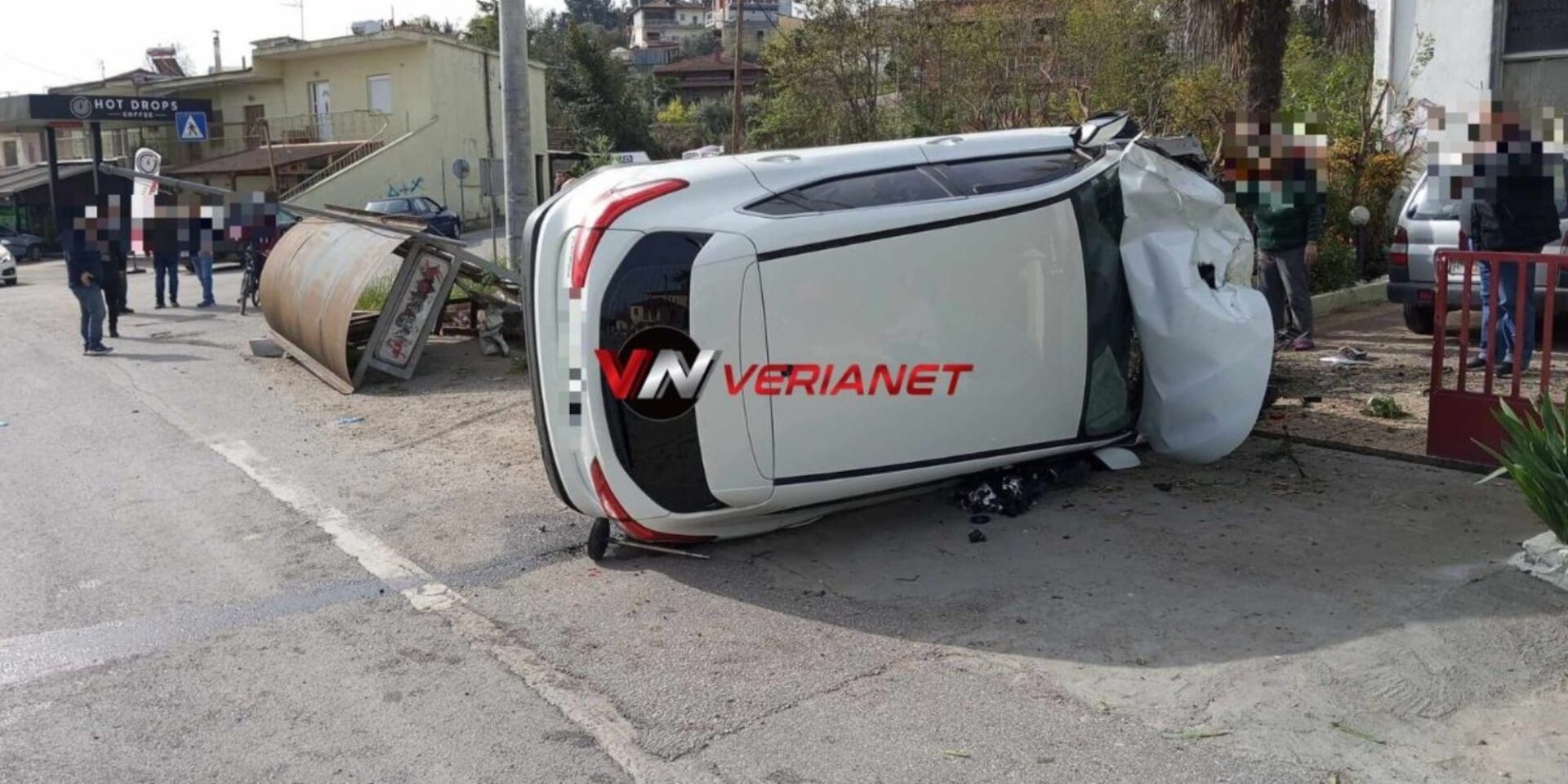 Εικόνα απο το τροχαίο
