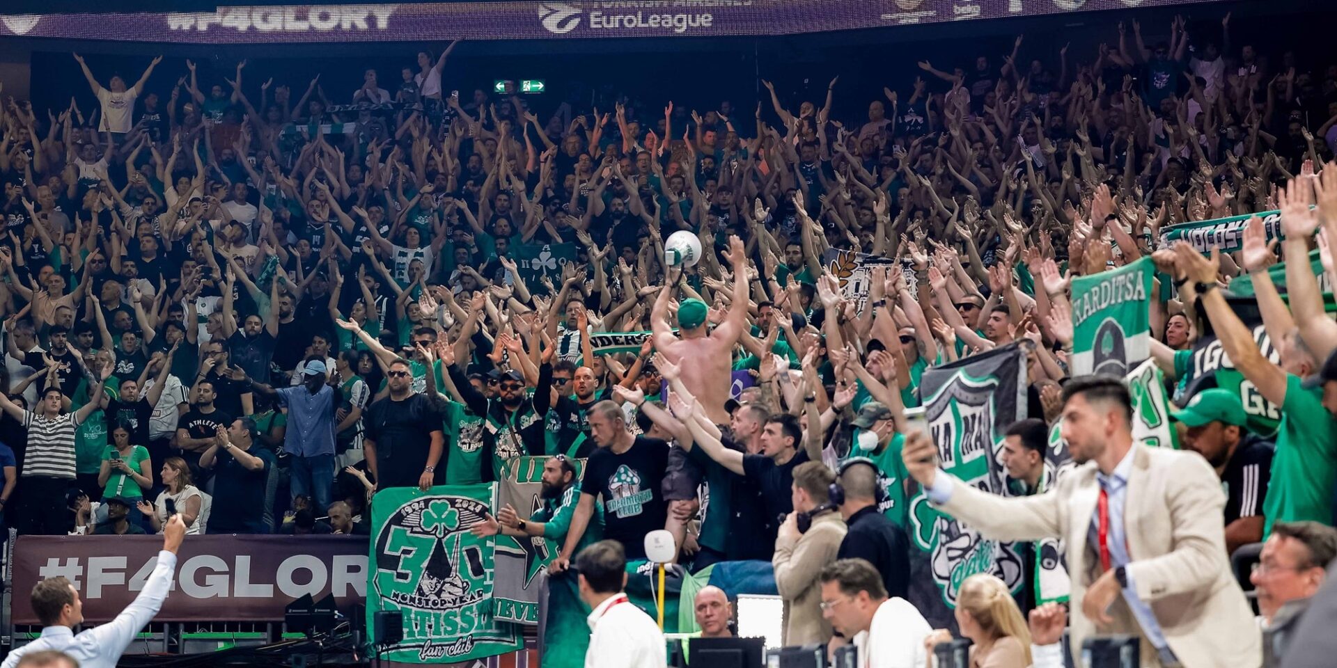 Ο κόσμος του Παναθηναϊκού στον τελικό της Euroleague