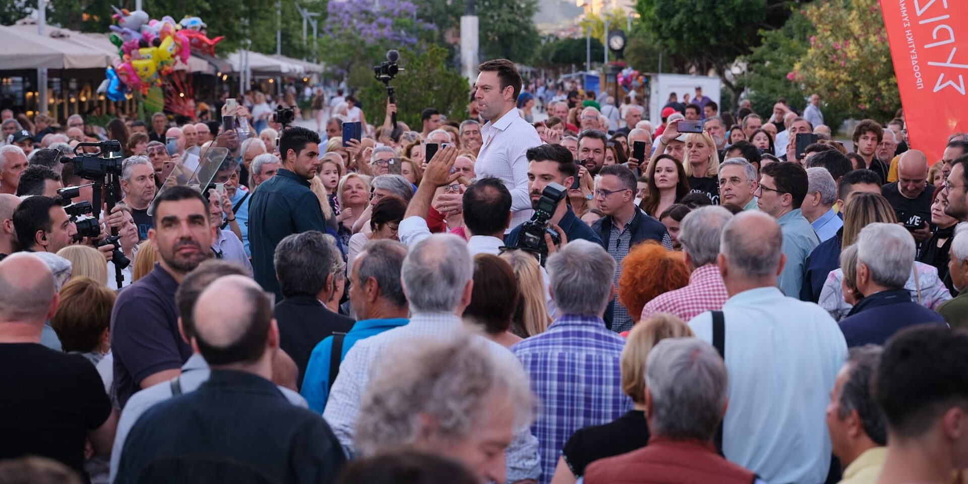 Ο Στέφανος Κασσελάκης στην Πελοπόννησο