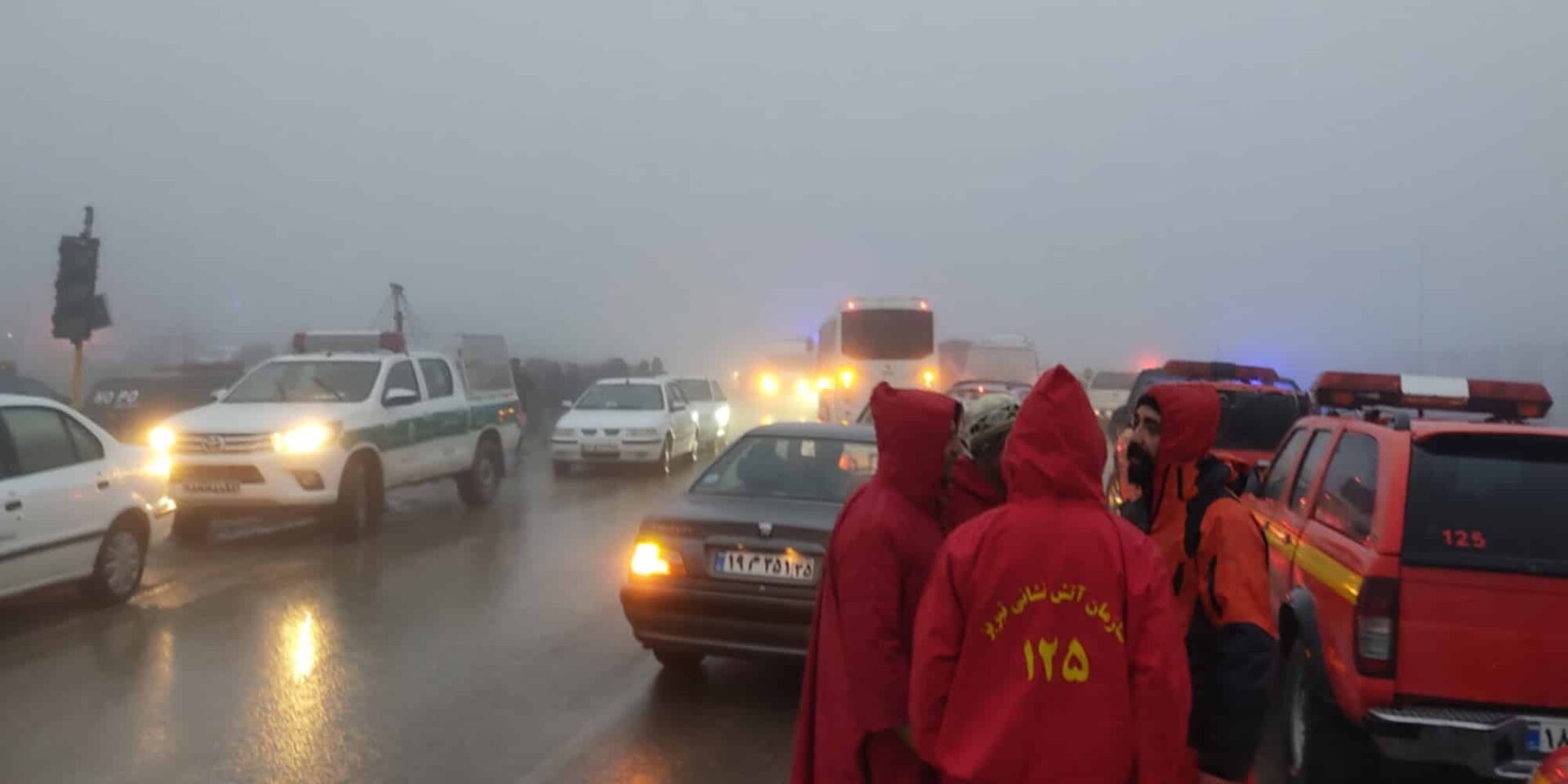 Εικόνα από το σημείο των ερευνών στο Ιράν