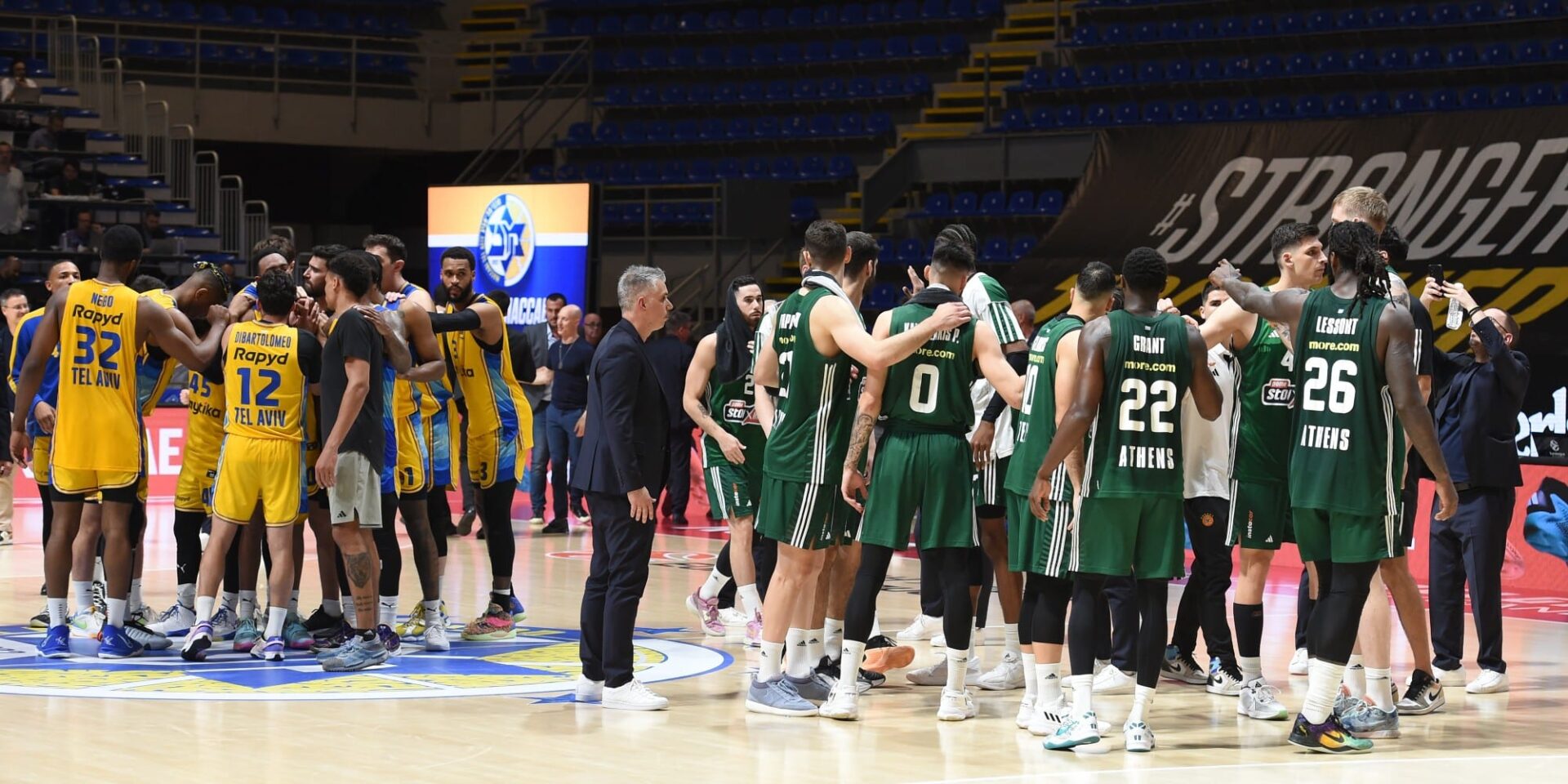 Στιγμιότυπο από το Μακάμπι-Παναθηναϊκός
