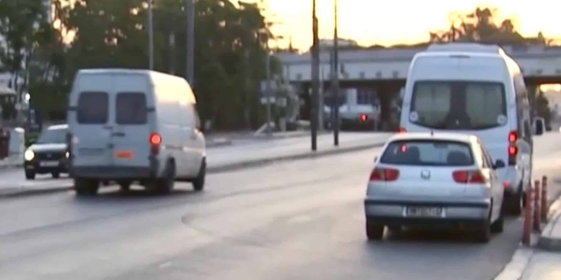 Το σημείο που έγινε το τροχαίο
