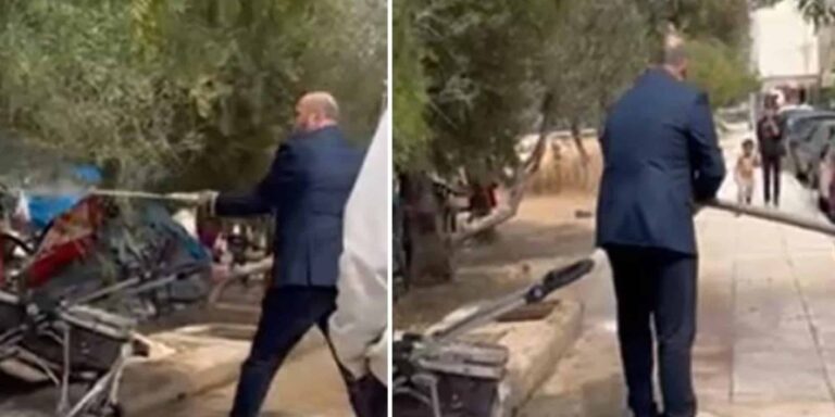 Σάλος με τον δήμαρχο Περάματος: «Ψέκασε» Ρομά με υδροφόρα της Πολιτικής Προστασίας! (βίντεο)