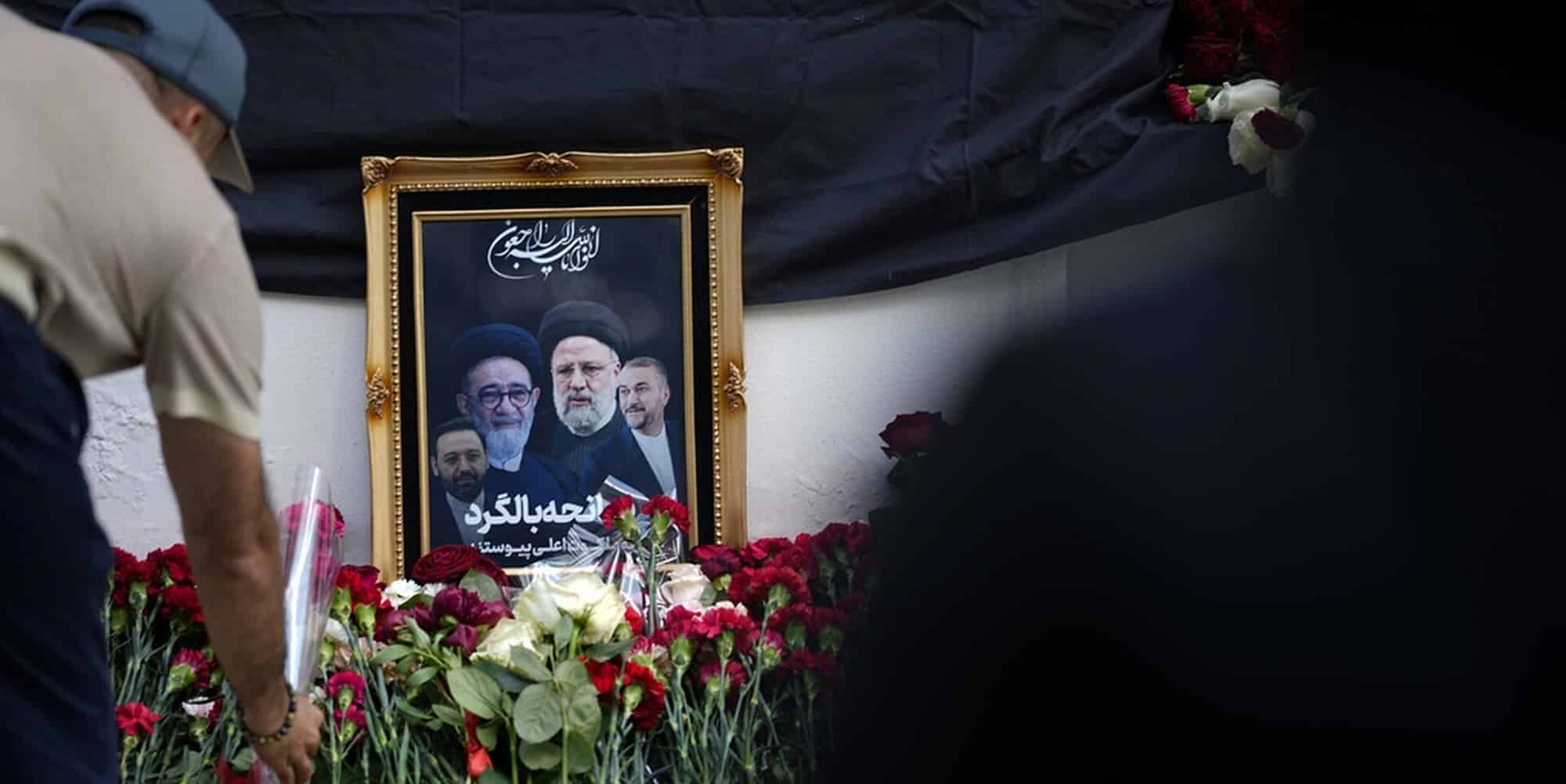 Θρήνος για τον θάνατο του προέδρου του Ιράν