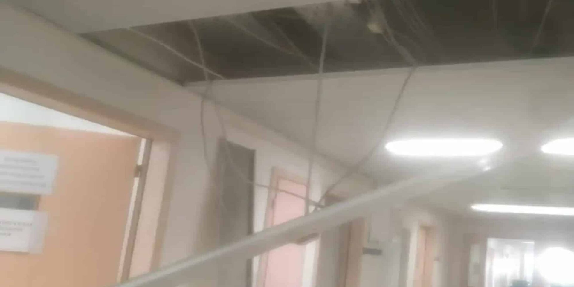 Κατάρρευση ψευδοροφής στο νοσοκομείο Αλεξανδρούπολης