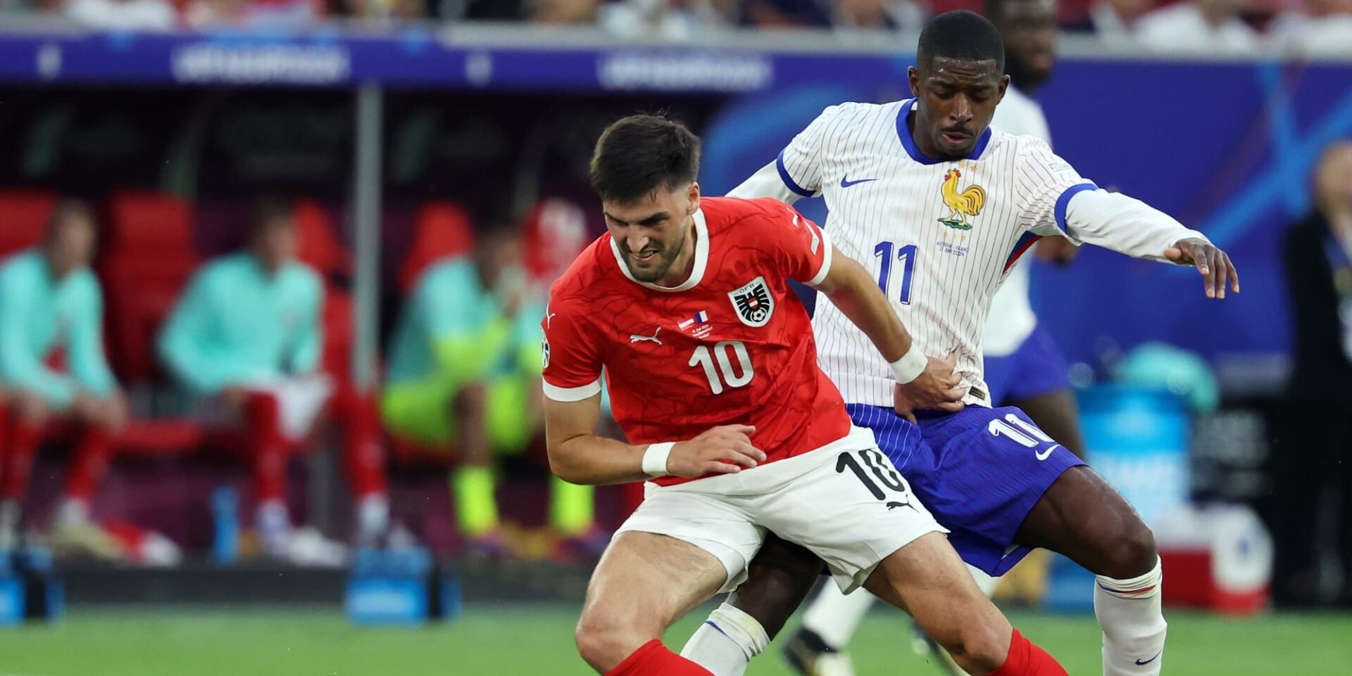 Φάση από το Αυστρία-Γαλλία για το Euro 2024
