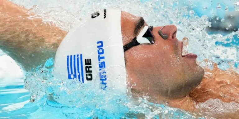 Ολυμπιακοί Αγώνες 2024: Μυθικός Χρήστου, κατέκτησε το ασημένιο μετάλλιο στα 200μ ύπτιο!
