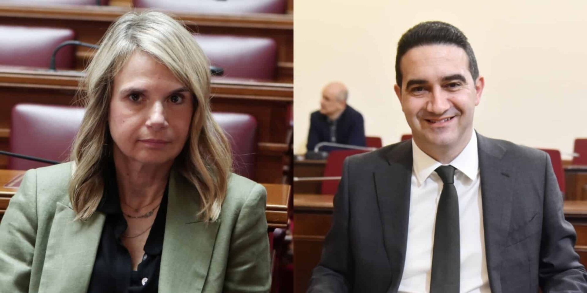 Μιλένα Αποστολάκη και Μιχάλης Κατρίνης