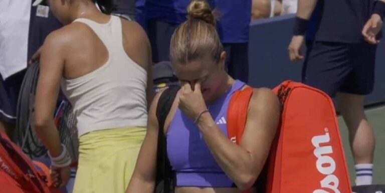 US Open: Πρόωρο τέλος για τη Σάκκαρη λόγω τραυματισμού – Αποχώρησε δακρυσμένη