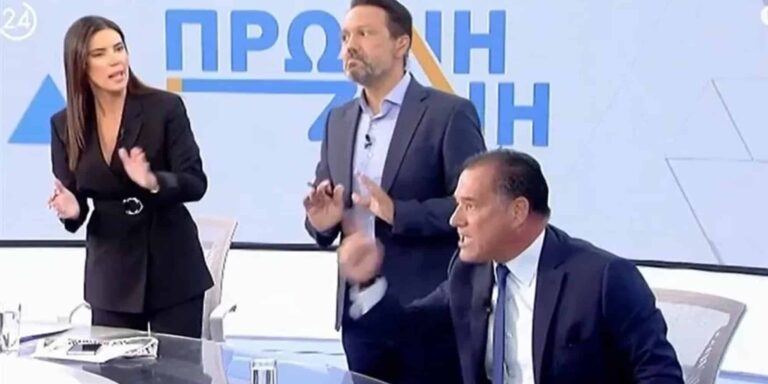 Έξαλλος ο Γεωργιάδης: Φώναζε on air κατά Παππά και Πολάκη – «Αυτό είναι φασισμός» (βίντεο)