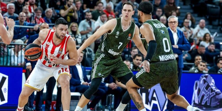 Euroleague: Δεν τα κατάφερε ο Ολυμπιακός, ήττα (84-80) από τη Μπάγερν στο Μόναχο!