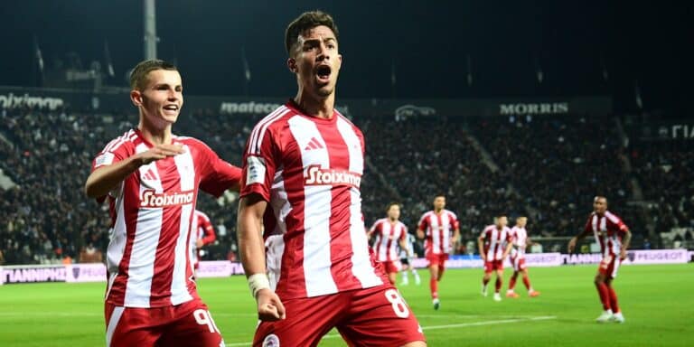 Super League: Νικητής στην Τούμπα ο Ολυμπιακός, 2-3 τον ΠΑΟΚ