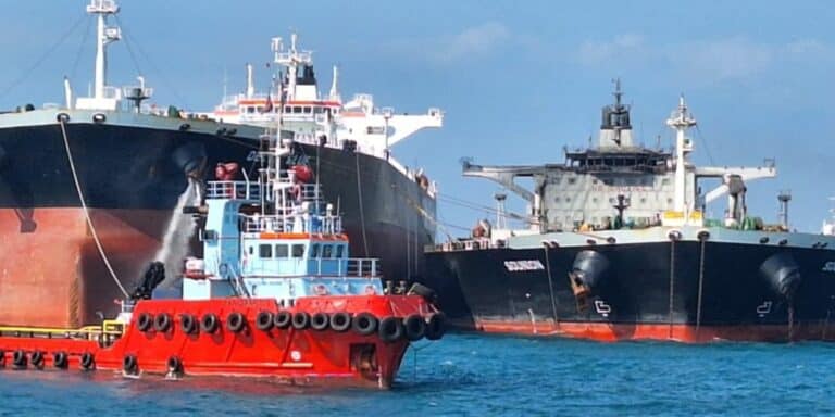 Ολοκληρώθηκε με επιτυχία η μεταφόρτωση πετρελαίου από το ελληνόκτητο δεξαμενόπλοιο «Sounion» στο τάνκερ «Delta Blue»