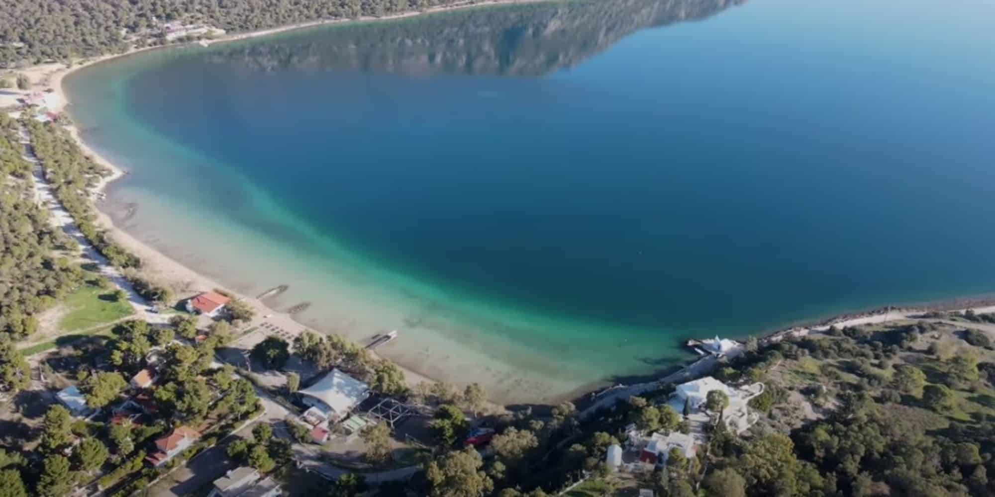 H Λίμνη του Ηραίου κοντά στο Λουτράκι