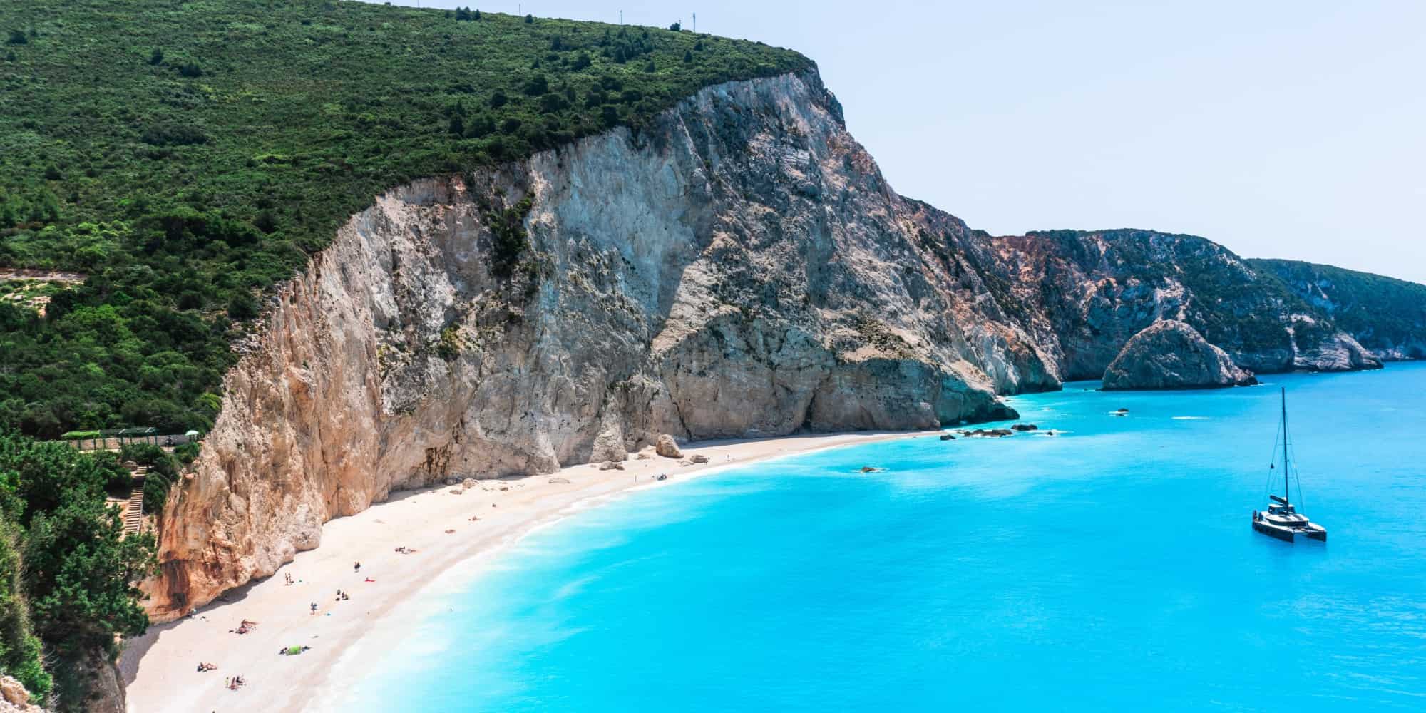 Η παραλία Πόρτο Κατσίκι στη Λευκάδα