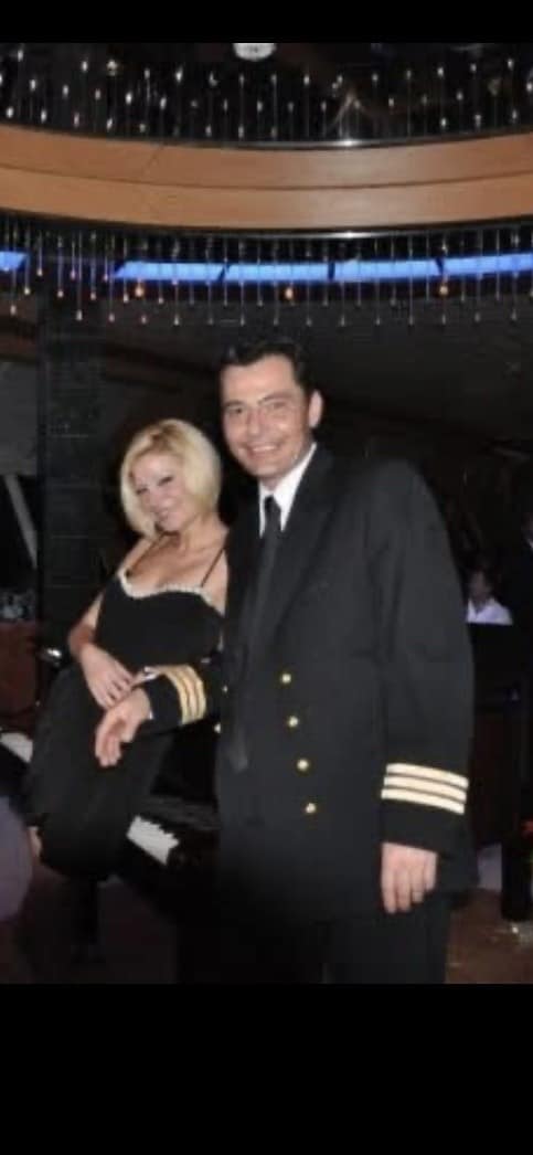 Ο Χάρης Λυμπέριος με τη σύζυγό του