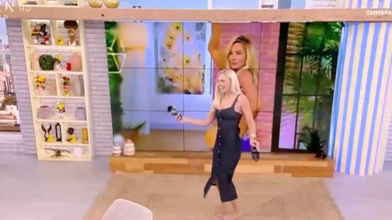 Η Ιωάννα Μαλέσκου χόρεψε ξανά τσιφτετέλι on air (βίντεο)