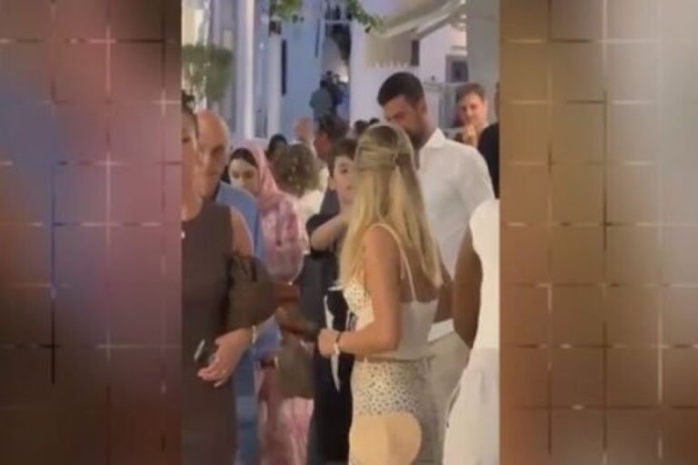 Στη Μύκονο ο Νόβακ Τζόκοβιτς – Χαμός για μία φωτογραφία στα Ματογιάννια (βίντεο)
