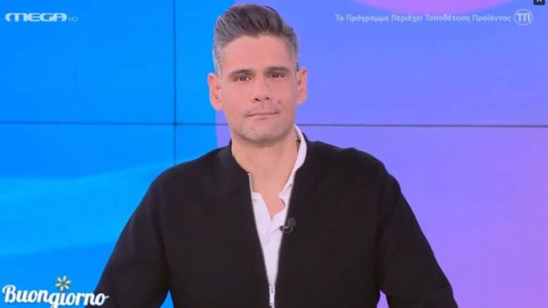 Χωρίς τη Φαίη Σκορδά το «Buongiorno» – Τι είπε ο Ουγγαρέζος στην έναρξη της εκπομπής (βίντεο)