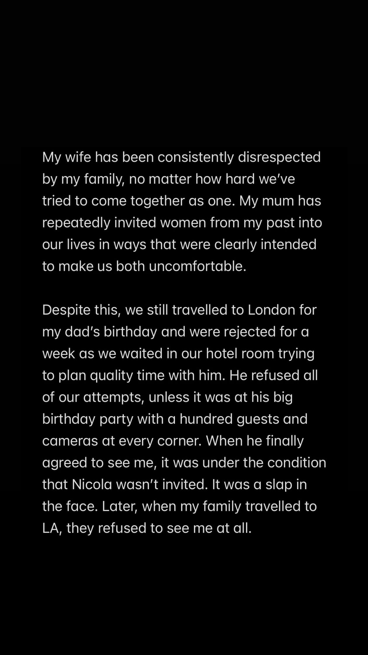 «Κόλαφος» ο Μπρούκλιν Μπέκαμ για τους γονείς του: «Δεν θέλω να συμφιλιωθώ με την οικογένειά μου» (εικόνες)